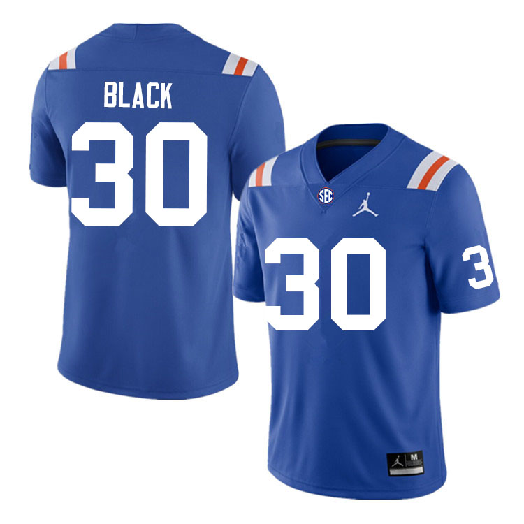 Men #30 Diwun Black Florida Gators College Football Jerseys Sale-Throwback - Click Image to Close